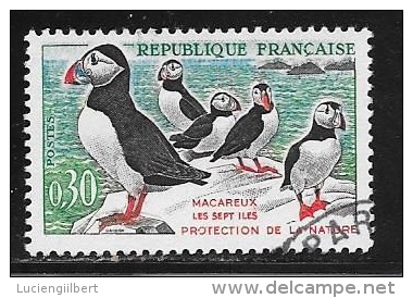 N° 1274  FRANCE - OBLITERE  -  MACREUX MOINE   -  1960 - Usados