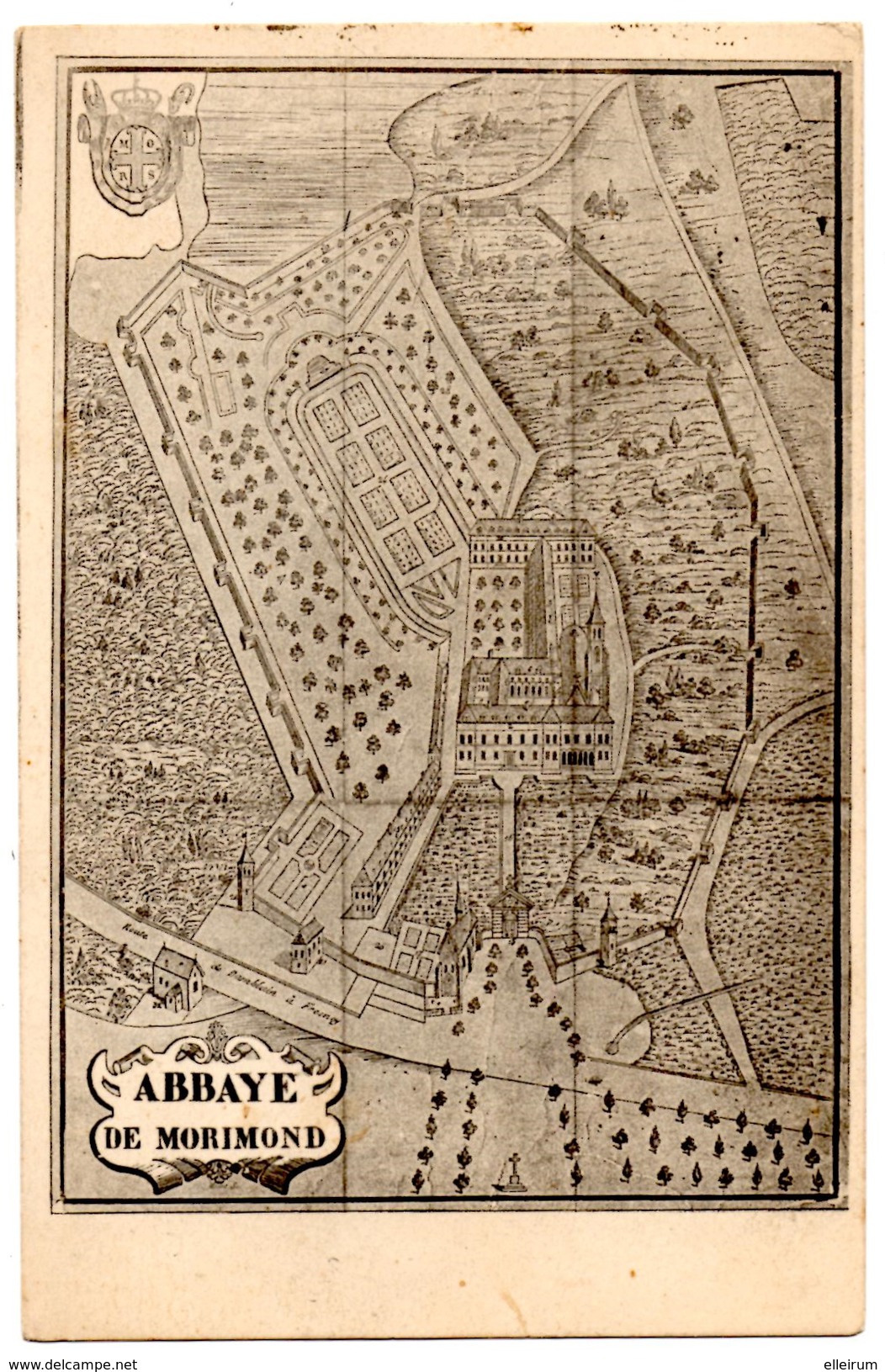 PARNOY-en-BASSIGNY (52) ABBAYE De MORIMOND.1928. AU VERSO, TRES BEAUX CACHETS AMBULANTS " LANGRES à NANCY " - Otros & Sin Clasificación