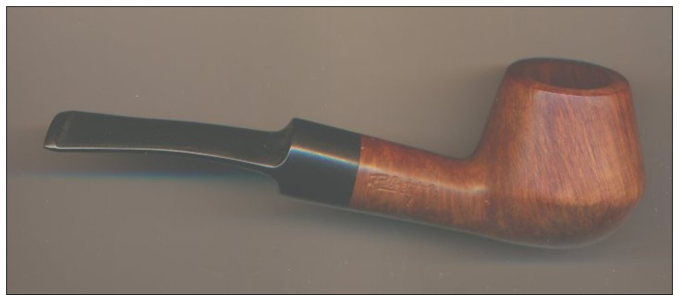 Belle Pipe Neuve De St Claude BMF Signée " Robert John"   Pipe Ronde En Racine De Bruyère Tuyau  Légèrement Courbe - Heather Pipes