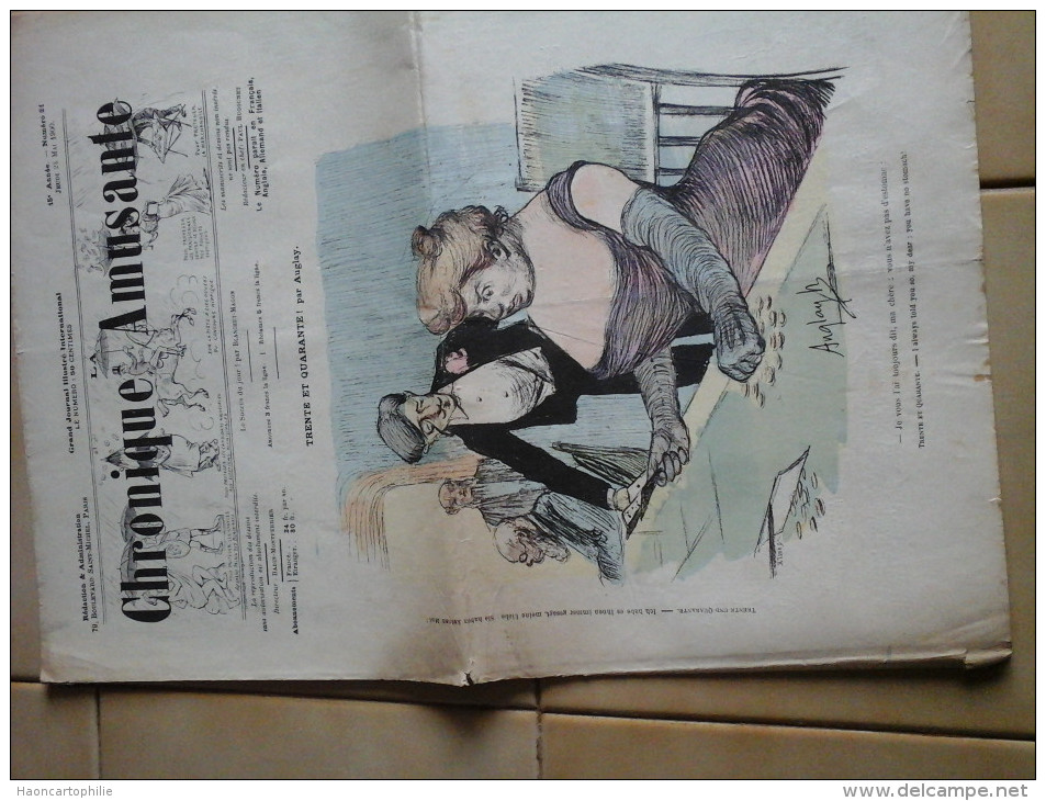 Journaux Journal Satirique Chronique Amusante Avril  Mai 1900 Lot De 7 Exemplaires - Ohne Zuordnung