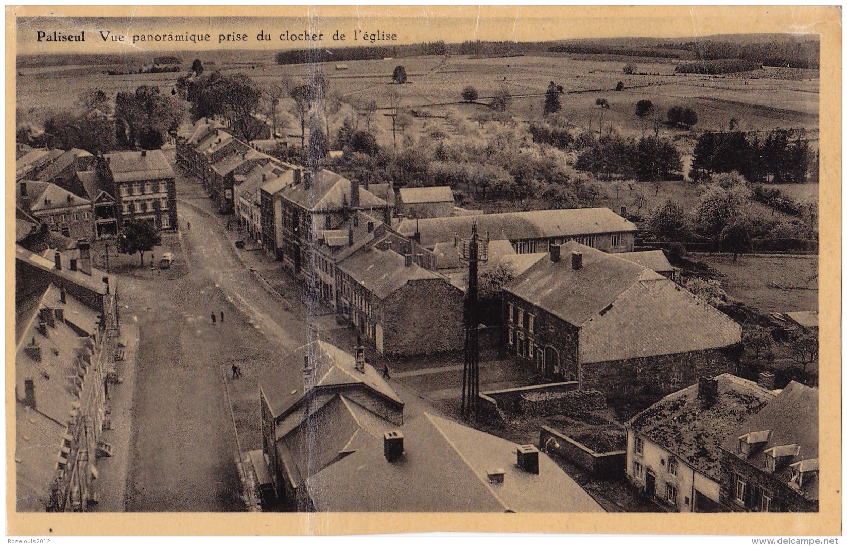 PALISEUL : Vue Panoramique Du Clocher De L'église - Paliseul