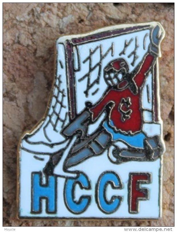 HOCKEY SUR GLACE - GARDIEN - HCCF - JOUEUR -    (ROUGE) - Sports D'hiver