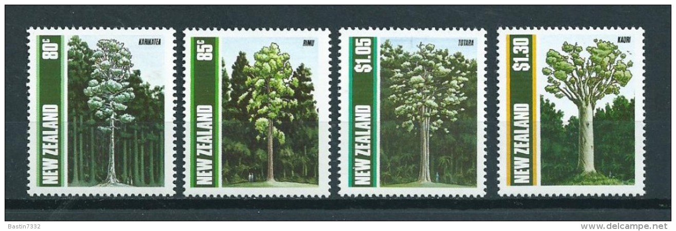1989 New Zealand Complete Set Trees,bomen MNH,Postfris,Neuf Sans Charniere - Neufs
