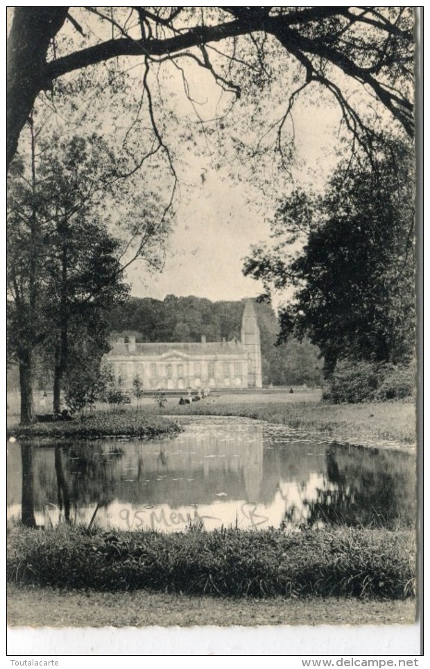 CPSM 95 MERY SUR OISE LE CHATEAU ET L ETANG - Mery Sur Oise