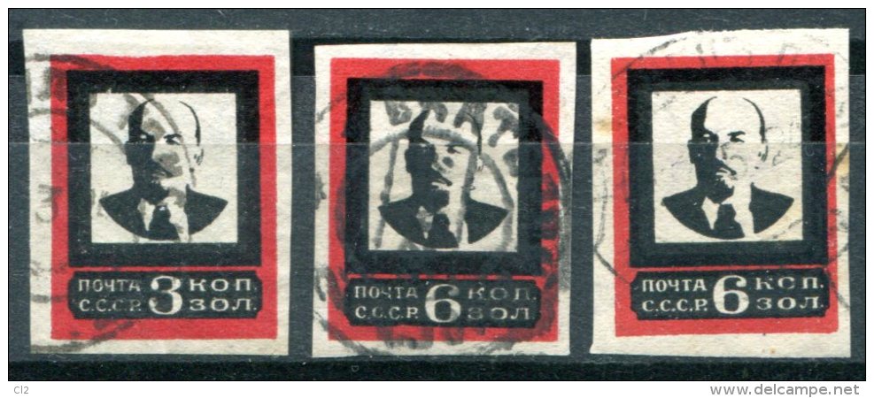 RUSSIE - Y&T 266 (2ème Tirage) Et 267 (2ème Et 3ème Tirage) - Usati