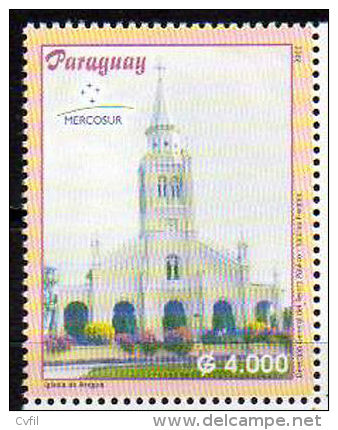 PARAGUAY 2002. MERCOSUR - Tourisme. Église D'Aregua (1) - Paraguay