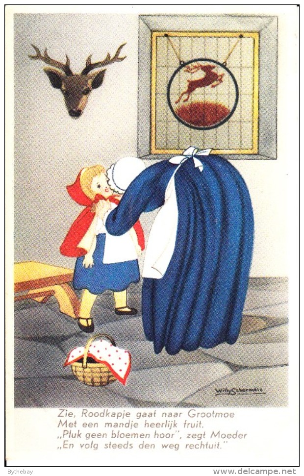 Willy Schemele: ´Roodkapje" No. 1 - Little Red Riding Hood - Schermele, Willy