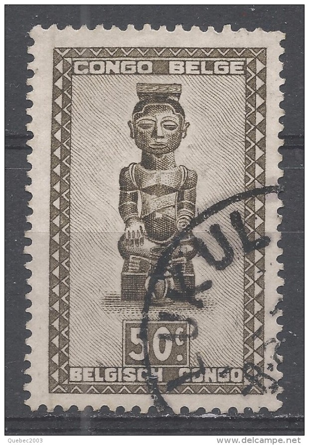 Belgian Congo 1947. Scott #236 (U) Carved Figures Of Baluba Tribe Ndoha Tribal King (U) - Oblitérés