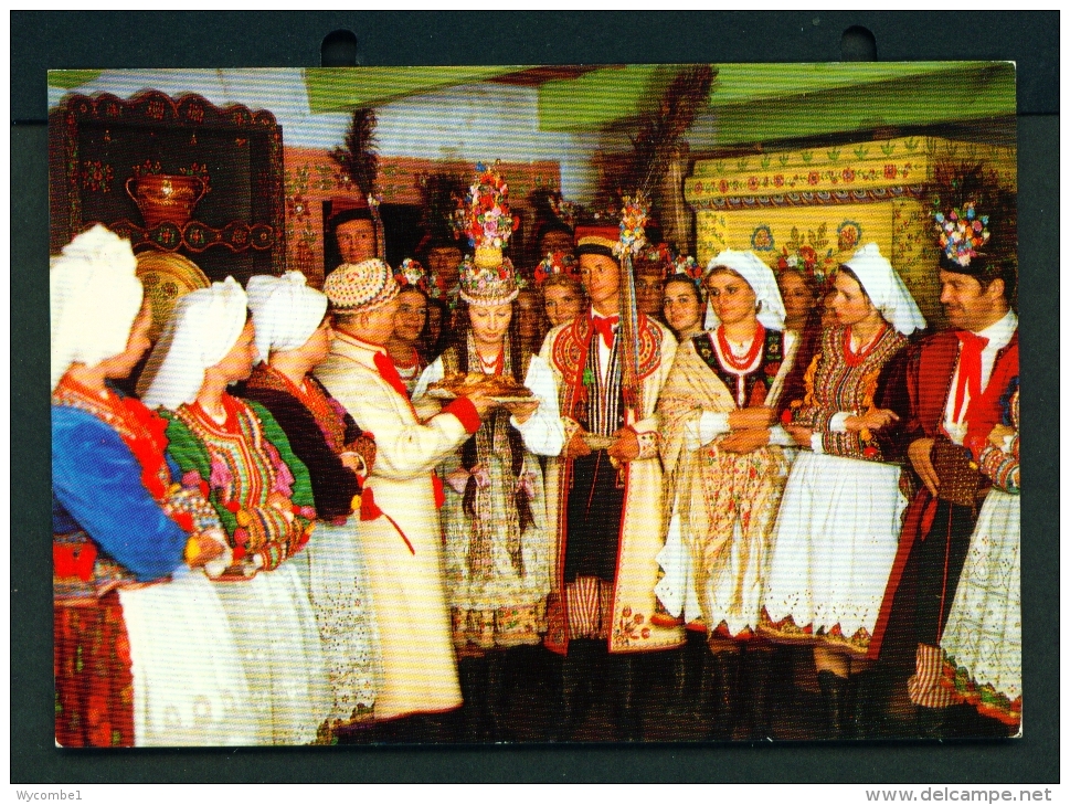 POLAND  -  Krakow Folklore  Unused Postcard - Costumes