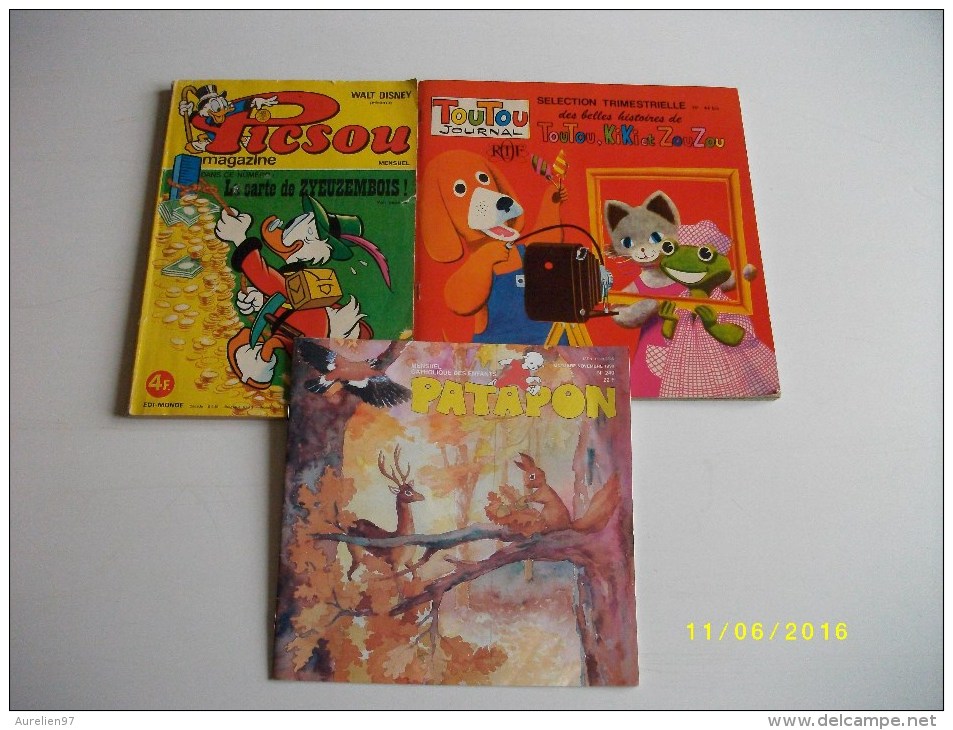5 Livres Pour Enfant: Perlin 1995,perlin 1888,patapon 1988+ - Lots De Plusieurs Livres