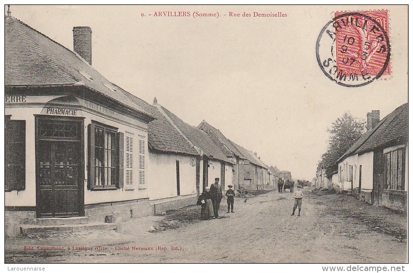 80 - ARVILLERS - Rue Des Demoiselles - Autres & Non Classés