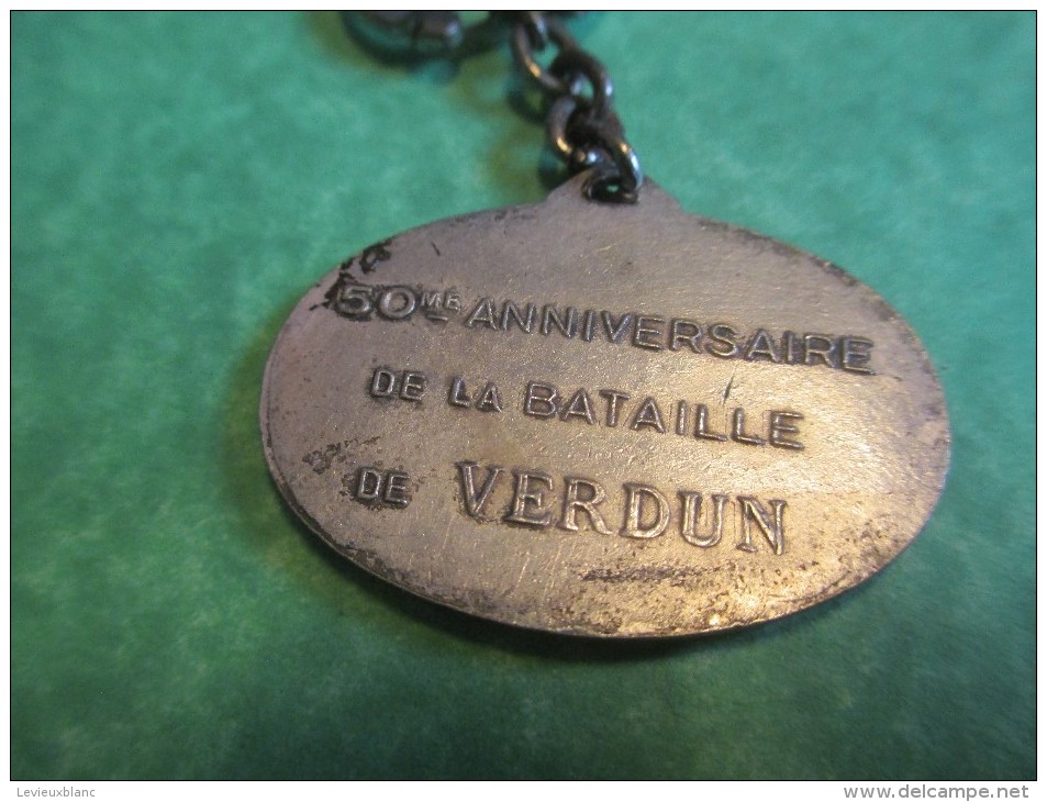 Porte-Clés/50éme Anniversaire De La Bataille De Verdun/VERDUN/1966     POC150 - Other & Unclassified