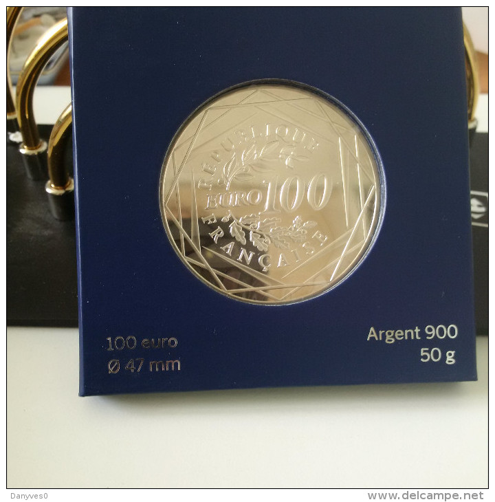 Pièce Commémorative 100 Euros France 2016 Argent - Francia