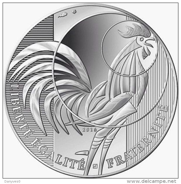 Pièce Commémorative 100 Euros France 2016 Argent - Francia