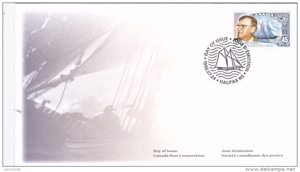 Canada 1998 William Roue FDC - 1991-2000