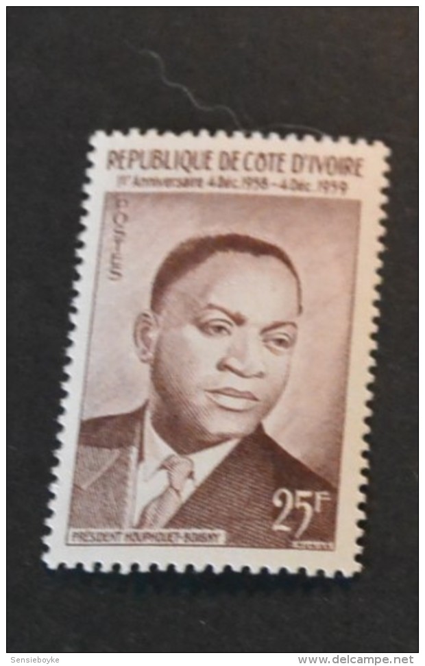 F7548- Stamp MNH Ivory Coast 1959- SC. 170- PRESIDENT FELIX HOUPHOUET- BOIGNY - Ivory Coast (1960-...)