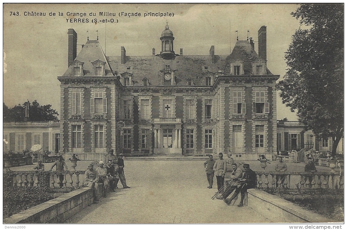 743- Château De La Grange Du Milieu -YERRES -ed. M. Mulard ( Sans Doute Hôpital  à Cette époque ) - Yerres