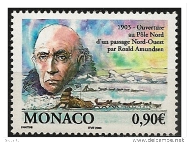 Monaco: Roald Amundsen - Polar Explorers & Famous People