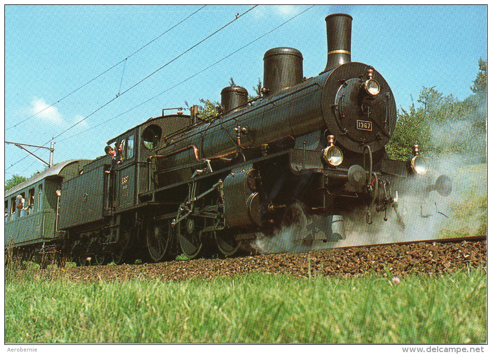 Schweizer Dampflokomotive  B 3/4 Nr. 1367 - Eisenbahnen