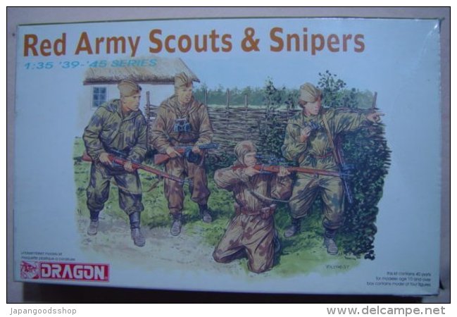 Red Army Scouts & Snipers 1/35  ( Dragon ) - Figurines