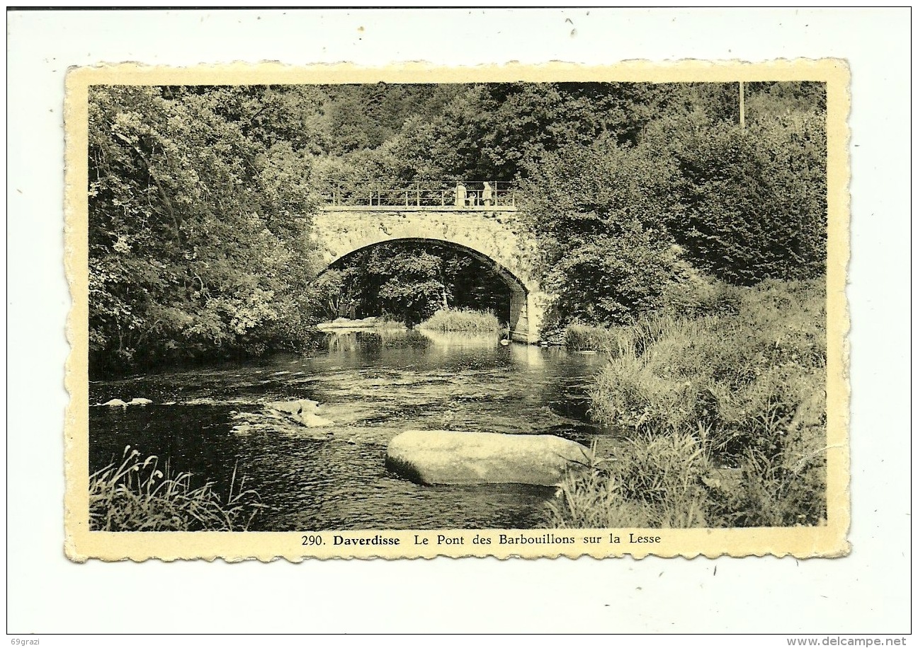 Daverdisse Le Pont Des Barbouillons Sur La Lesse - Daverdisse