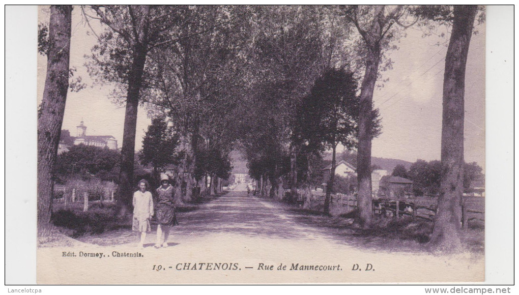 88 - CHATENOIS / RUE DE MANNECOURT - Chatenois