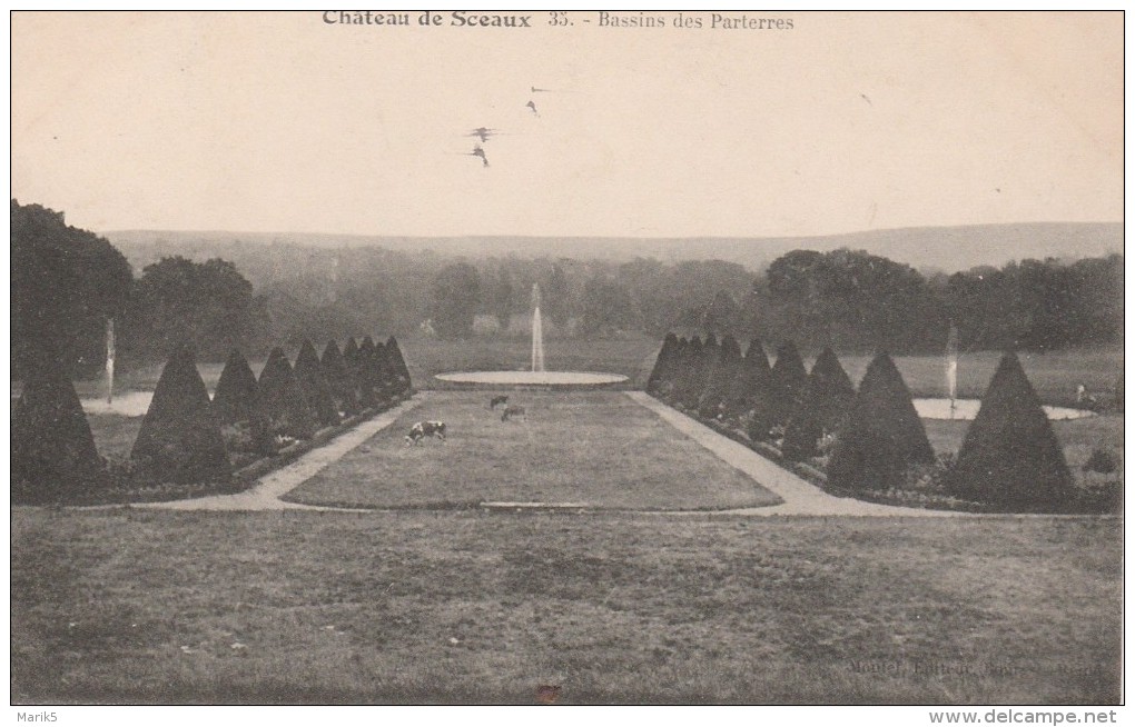 SCEAUX Bassin Des Parterres Du Château, Vaches - Sceaux