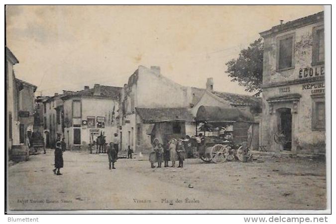 CPA GARD VERGEZE écrite Marchand Ambulant - Vergèze