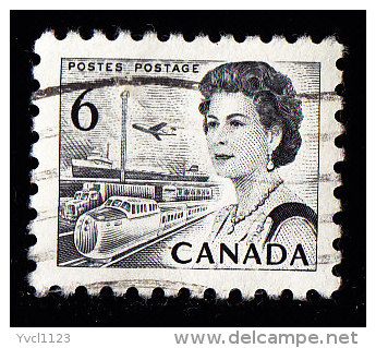 CANADA - Scott #460g Queen Elizabeth II, Type I «Perf. 10» (*) / Used Stamp - Used Stamps