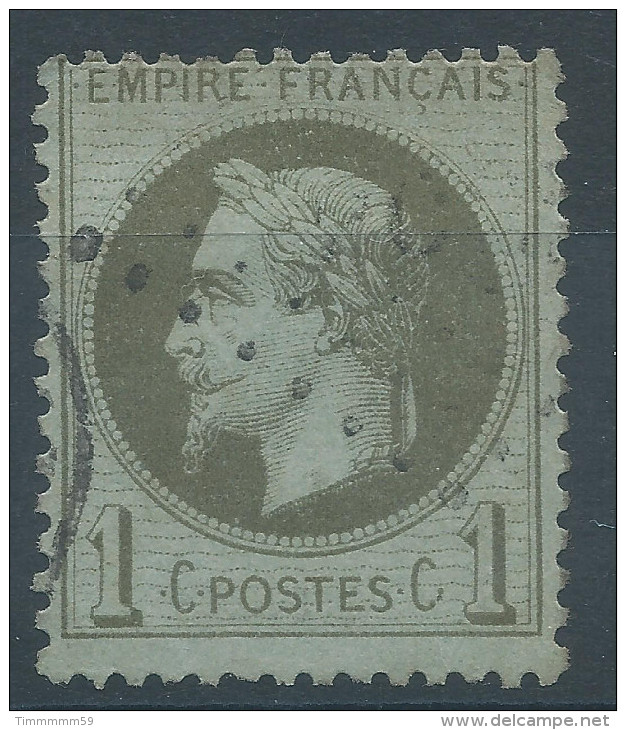 Lot N°31182    Variété/n°25, Obli Gc Et Cachet à Date, Deux Points Aprés C De POSTES - 1863-1870 Napoléon III Lauré