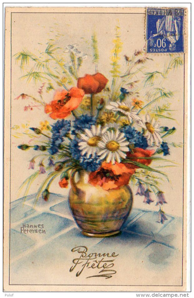 H. PETERSEN - Bonne Fete - Pot De Fleurs   (88239) - Petersen, Hannes