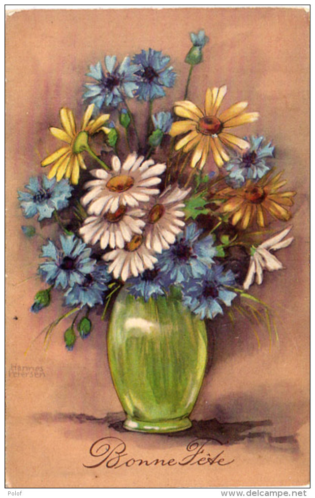 H. PETERSEN - Bonne Fete - Pot De Fleurs   (88240) - Petersen, Hannes