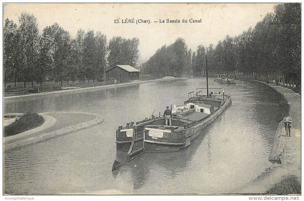 18 - CHER - Léré - Le Bassin Du Canal - Lere