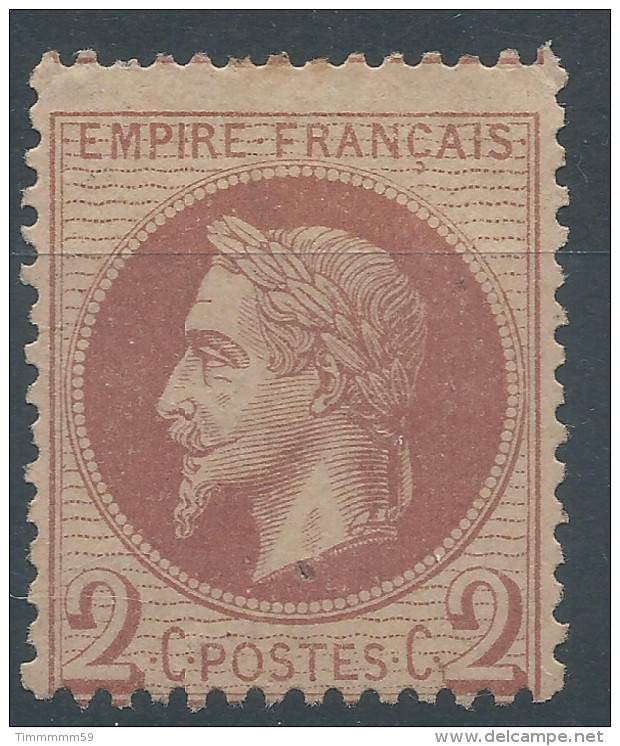 Lot N°31191   N°26, Neuf Sans Gomme - 1863-1870 Napoléon III Con Laureles