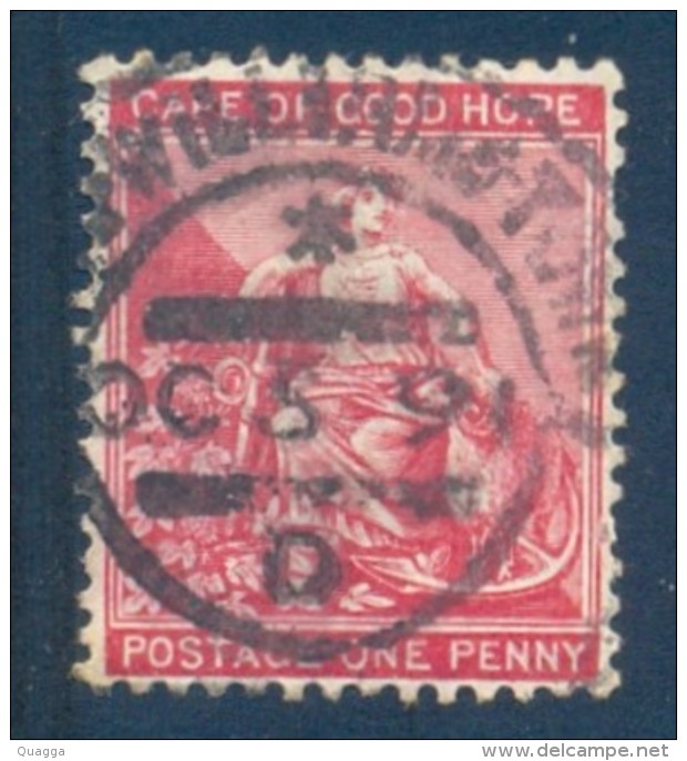 Cape Of Good Hope 1884. 1d Rose-red (wmk.Anchor). SACC 44, SG 49. - Cape Of Good Hope (1853-1904)