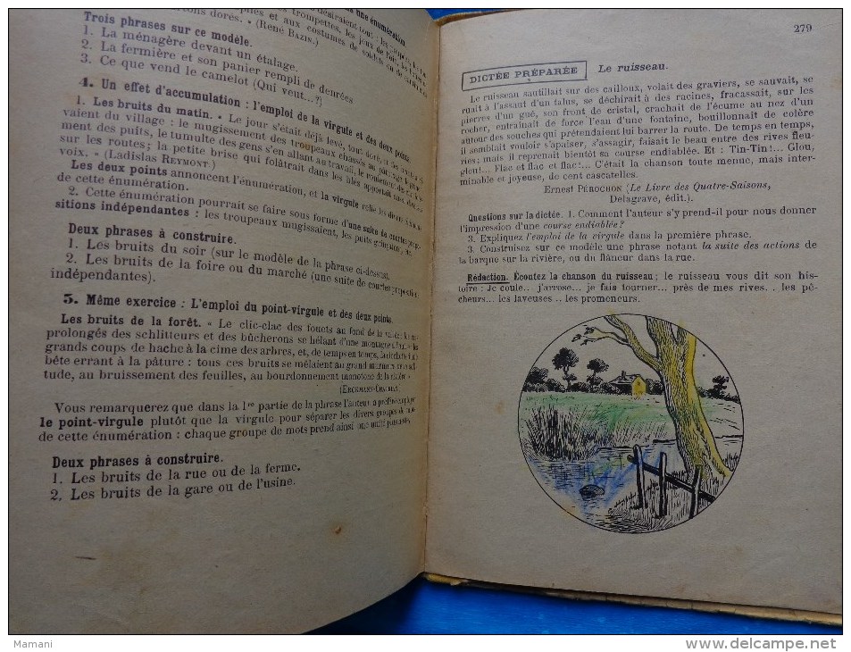 La Grammaire Nouvelle Et Le Francais-cours Moyen A. Souche 1932 - 6-12 Jahre