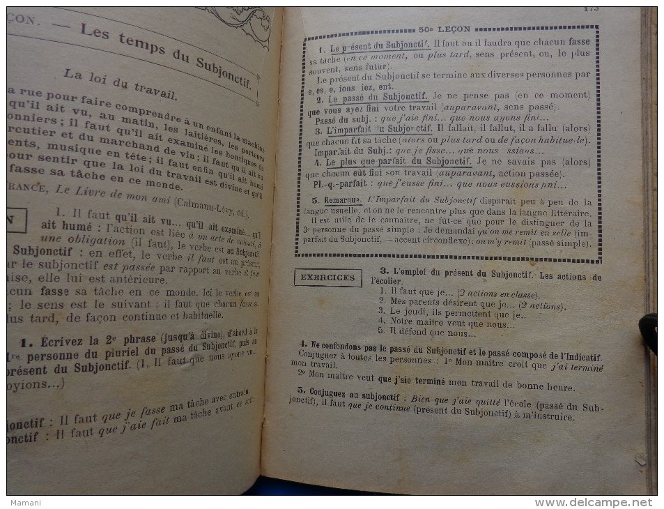 La Grammaire Nouvelle Et Le Francais-cours Moyen A. Souche 1932 - 6-12 Years Old