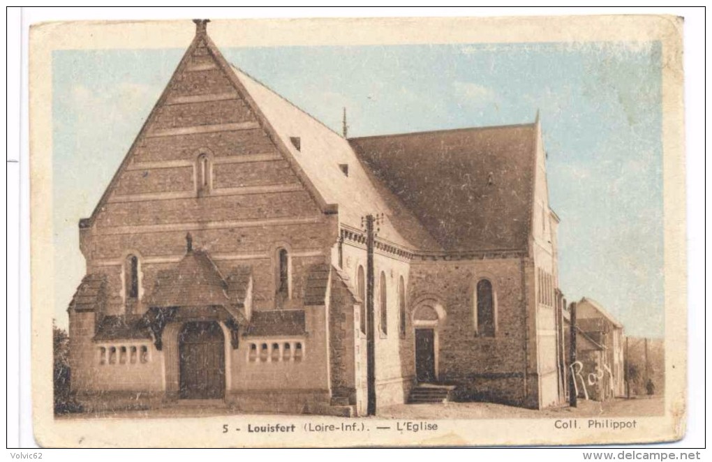 CPA Louisfert  L´église - Mesquer Quimiac