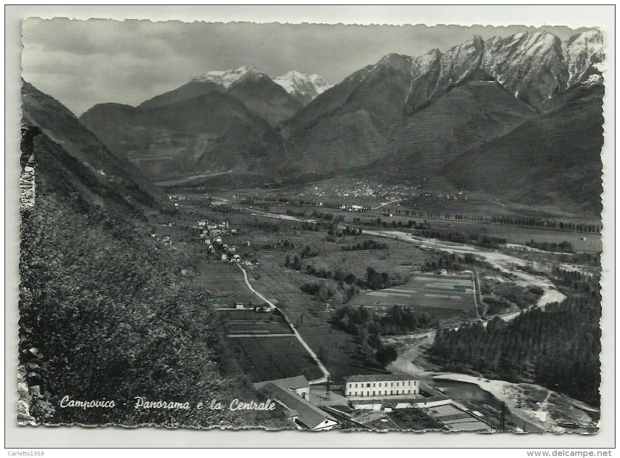 CAMPOVICO PANORAMA E LA CENTRALE   VIAGGIATA FG - Sondrio