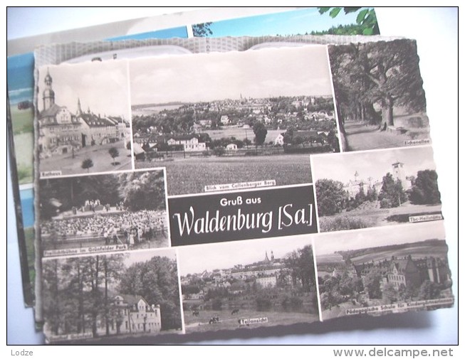 Duitsland Deutschland Sachsen Waldenburg Gruss - Waldenburg (Sachsen)