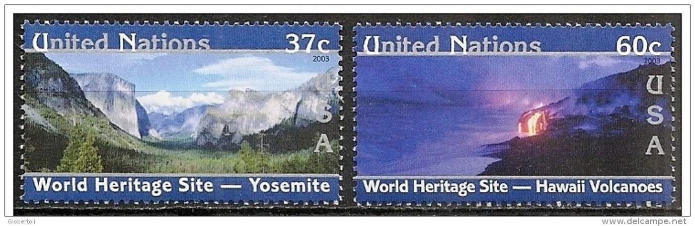 Nazioni Unite/Nations Unies/United Nations (N.Y.): Vulcano, Volcano, Volcan, Yosemite - Volcans