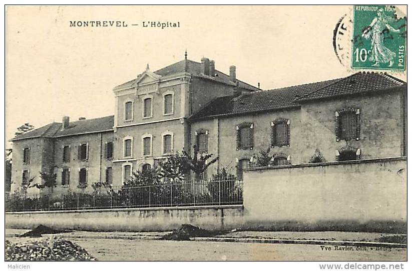 - Depts Div.-ref-GG224- Ain - Montrevel - L Hopital - Hopitaux - Sante - Carte Bon Etat - - Non Classés