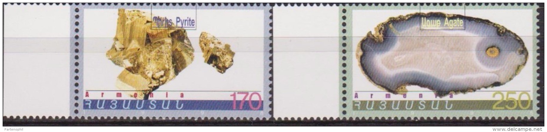 ** ARMENIA MINERALS/ MINERALI/ MINERALES 2 V. MNH - Minerali