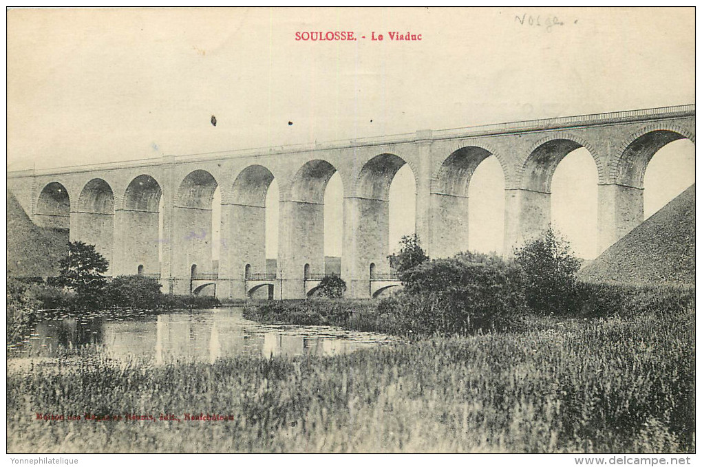 88 - Soulosse - Viaduc - Chemin De Fer - Ligne Langres à Toul - Ouvrages D'Art