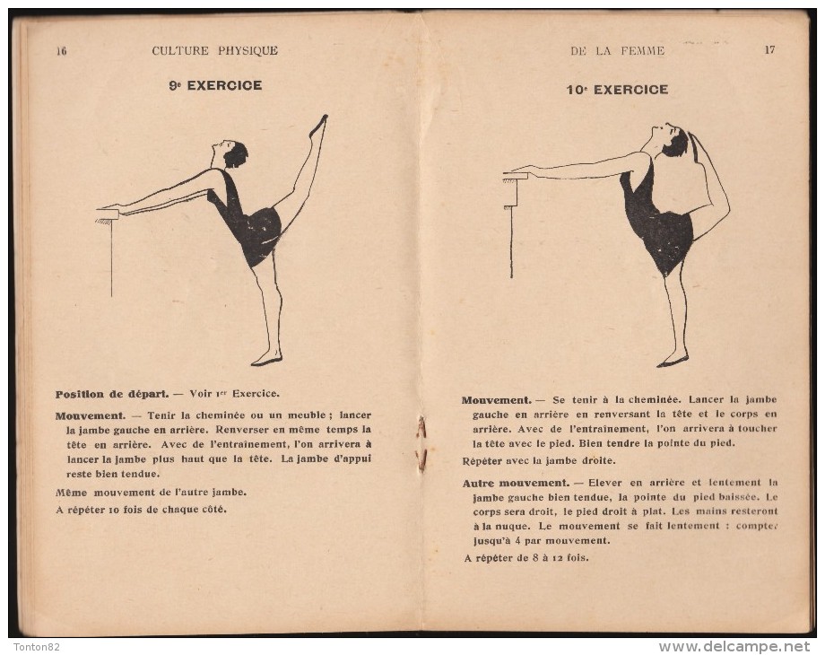 Irène Popard - Culture Physique De La Femme - Gymnastique Harmonique - S. Borneman, Éditeur - ( 1929 ) . - 1901-1940
