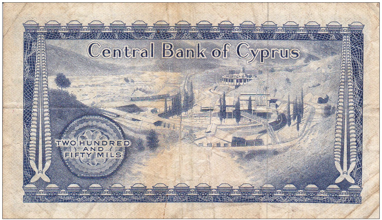 CHYPRE - BILLET DE 250 MILS - 1981 - Cyprus