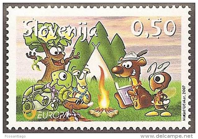 EUROPA CEPT - ESLOVENIA 2007 - Yvert #587 - MNH ** - 2007