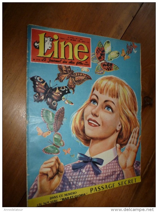 1960 LINE Le Journal Des Chics Filles   -----> Merci De Taper 1960 LINE Pour Plus De Texte Dans Le Titre De L'annonce - Line