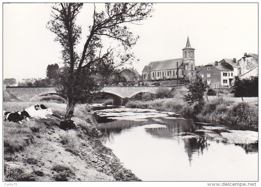 Belgique - Tintigny - Eglise Et Pont Sur Le Semois - Tintigny