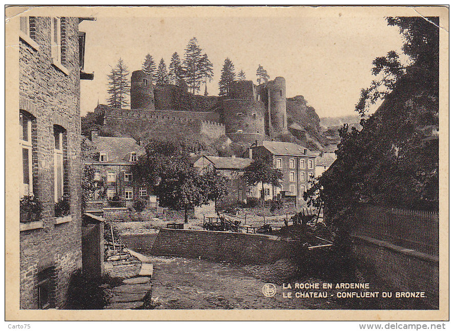 Belgique - La Roche En Ardenne - Chateau - Confluent Du Bronze - La-Roche-en-Ardenne